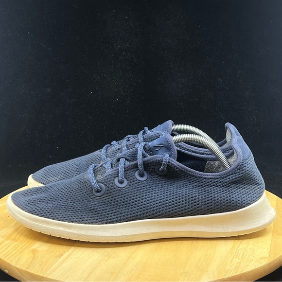 Allbirds Tree Runners TR Navy Blue Comfort Lace-Up Sneaker Shoes Men's US 12 - Picture 7 of 9